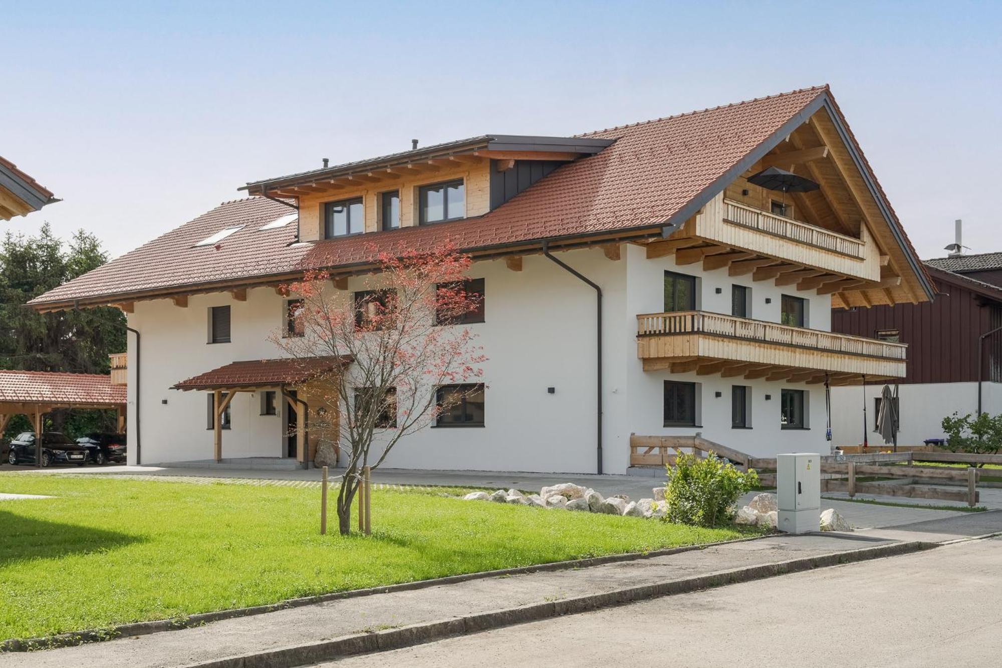 Fenjoy: Ferienapartment Mit Bergblick / Balkon / Bbq Bernau am Chiemsee Ngoại thất bức ảnh