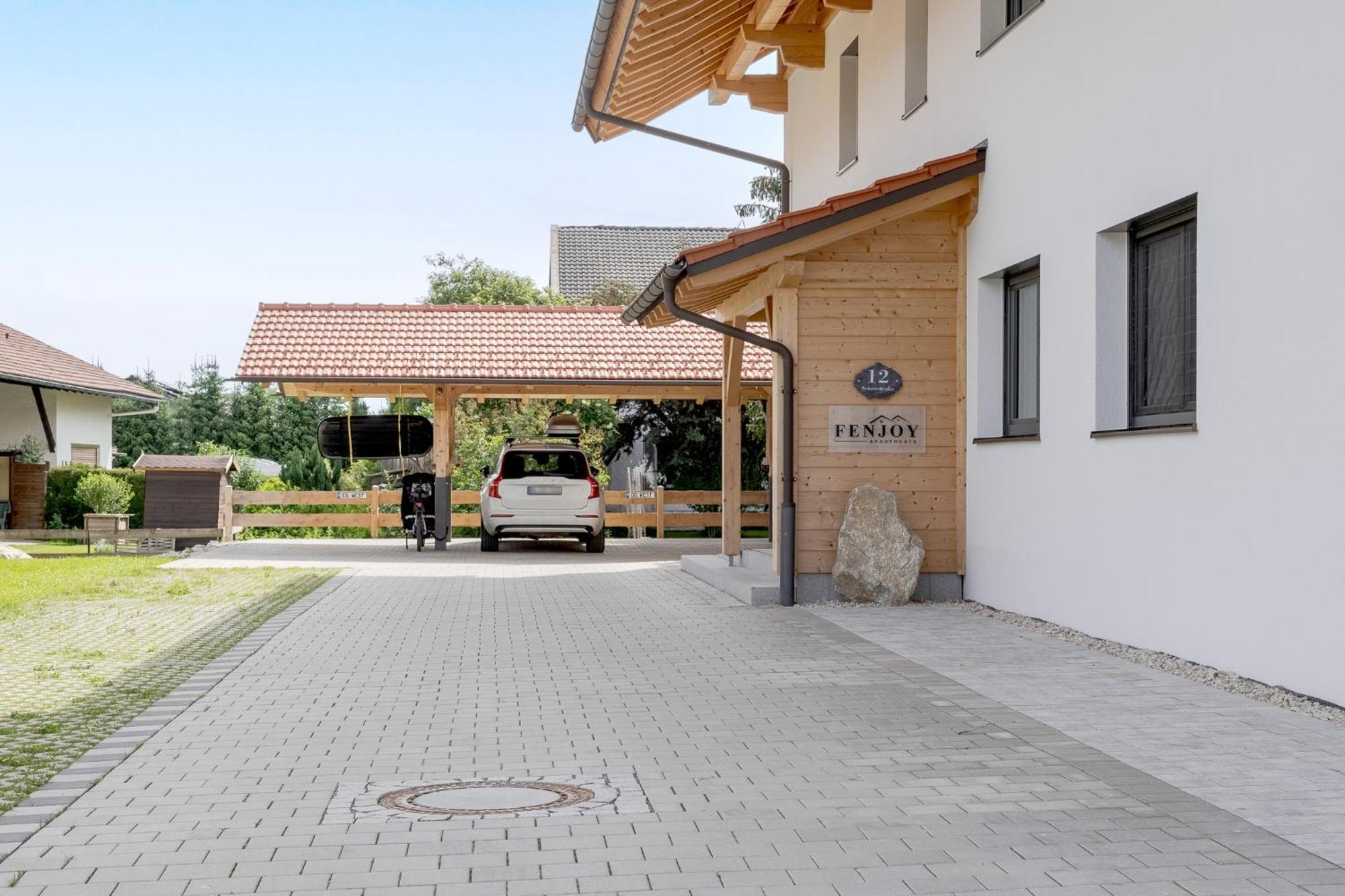 Fenjoy: Ferienapartment Mit Bergblick / Balkon / Bbq Bernau am Chiemsee Ngoại thất bức ảnh