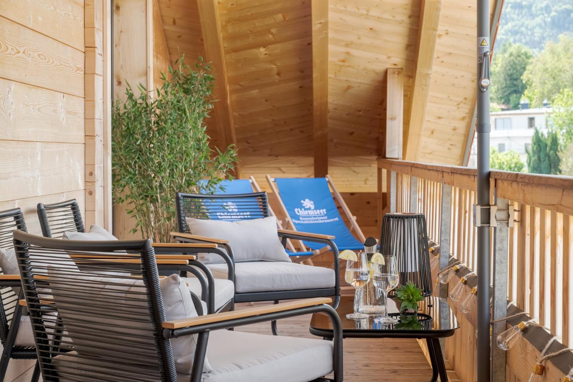 Fenjoy: Ferienapartment Mit Bergblick / Balkon / Bbq Bernau am Chiemsee Ngoại thất bức ảnh